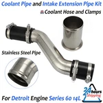 Coolant Pipe And Intake Extension Hose Kit For Detroit Engine 14L Series 60. Fixed Price $122.99.