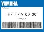 Yamaha Genuine Cover, Top 1HP-F171A-00-00. Fixed Price $33.65.