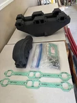New! Exhaust Manifold And Riser For Gm Small Block V8 CVCR818. Fixed Price $350.00.