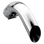 4" Inlet 12" Polished Stainless Steel Angle Cut End Exhaust Tips W/o Flapper. Fixed Price $542.41.