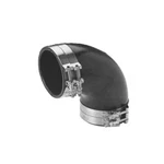 Trident Marine TRL-590-S/S Black Rubber Elbow W/t-bolt Clamps, 5". Fixed Price $131.59.