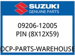 Suzuki Oem Part 09206-12005 Pin, Starter Idle Gear NO.1. Fixed Price $13.31.