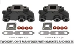 Pair Mercruiser V6 Boat Marine Exhaust Manifold Dry Joint Mercury 4.3L '02+. Fixed Price $499.99.