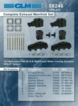 Mercruiser Marine 454 502 8.2 7.4 Exhaust Manifolds 4" Risers Elbows 6" Spacers. Fixed Price $949.97.