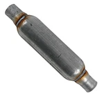 Jones Exhaust Muffler Turbo Tube 2" Inlet/outlet Steel Aluminized 18" Length Ea. Fixed Price $46.99.