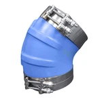 Trident Marine 240V Series 6" 45-DEG Silicone Wet Exhaust Elbow W/ Clamps. Fixed Price $216.34.