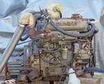Yanmar 3GMF W/ Kanzaki KM3-A Transmission Marine Diesel Engine Motor 20HP 3GM30F. Fixed Price $4485.00.
