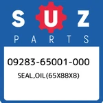 09283-65001-000 Suzuki SEAL,OIL(65X88X8) 0928365001000, New Genuine Oem Part. Fixed Price $32.45.