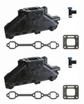 Two Pack Glm Iron Mercruiser Chevy Marine 4.3 262 Exhaust Manifold 99746. Fixed Price $475.00.