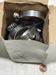 Box Of 10! Dupage B28HS Hose Clamp. 1-5/16"-2-1/4", Stainless Steel. Fixed Price $12.99.