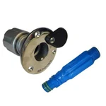 Jabsco Washdown Quick-connect-release Deck Mount FITTING+3.4" Water Hose Adapter. Fixed Price $148.25.