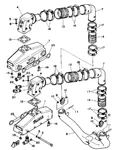 Yamaha Sterndrive Inboard Exhaust Elbow Hose 3.0 L4 5.0 5.7 V8 YSC-10192-30-0C. Fixed Price $102.23.