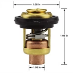 50C Thermostat 6E5-12411-10-00 For Yamaha Outboard 75/115/130/150/175/200/225HP. Fixed Price $15.25.