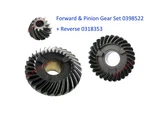 Omc Johnson Evinrude Gear Forward, Pinion 0398522 +reverse 0318353 12:29:29T. Fixed Price $229.07.