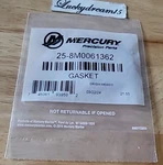 New Genuine Quicksilver Mercury Gasket 25-8M0061362. Fixed Price $12.80.