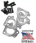 Replacement Exhaust Up Pipe Gasket Set & Bolts For 6.6L Duramax Chevy Gmc 01-16. Fixed Price $59.99.