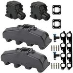 Mercruiser 7.4L 8.2L 454 502 Exhaust Manifold Package Set With 3" Riser Elbow. Fixed Price $799.00.