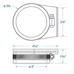 * 28351 Seachoice Exhaust Guard Covers (2 Per Pack) / 390G. Fixed Price $29.99.