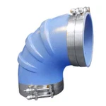 Trident 3" 90-DEGREE Blue Silicone Molded Wet Exhaust #290V3000-S/S. Fixed Price $148.28.