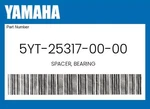 Yamaha Genuine Spacer, Bearing 5YT-25317-00-00. Fixed Price $43.60.