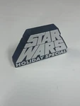 Star Wars Holiday Special 3D Printed Logo Thick Free Standing Shelf Display. Fixed Price $16.00.