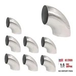 8 Pcs Stainless Steel Exhaust Pipe, 2.5 Inch Od 90 Degree Bend Elbow,. Fixed Price $41.84.