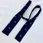 Vintage Narrow Sea Bow Tie Navy Blue With Sailboats Adjustable Prom Wedding. Fixed Price $12.00.