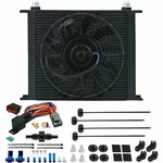 34 Row Transmission Oil Cooler Fan 8AN Hose Fitting 180F Temperature Switch Kit. Fixed Price $149.95.