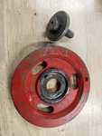 824594, Crankshaft Pulley Volvo Penta AQ130A, AQ130B, AQ130C Cylinder W/bolt. Fixed Price $34.99.