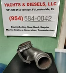 119778-15301 Yanmar 6LP Exhaust Bend / As Shown Pic's Free Shipping. Fixed Price $650.00.