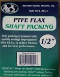 New Western Pacific Trading Ptfe Flax 1/2" Shaft Packing Teflon 2' Length Marine. Fixed Price $22.76.
