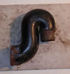 Volvo Penta Ford 302 5.0L Exhaust Manifold - Log Style Riser 9429LH T5904. Fixed Price $45.00.