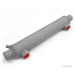 Seakamp 212144 Marine Oil Cooler 2X12" Body 1/2" Npt 1-1/4" Hose Copper. Fixed Price $163.45.