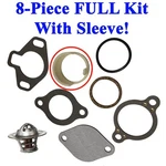 Thermostat Kit Mercruiser W Sleeve 160 4.3L 5.0L 5.7L 7.4L 8.2L '87-UP 807252Q5. Fixed Price $32.98.