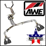 Awe Tuning Track Edition 2.5" Cat-back Exhaust System Fit 2013-2018 Audi S6 4.0L. Fixed Price $2465.00.