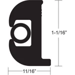Taco Flex Vinyl Rub Rail Kit W/black Insert 70' 1-1/16" 11/16" V1. Fixed Price $368.38.