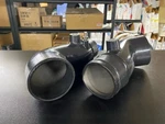 Volvo Penta Exhaust Elbow Pipes ( 22389018 Port & 22104455 Stbd). Fixed Price $580.00.