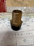 Perko #76-8 Bronze Straight Pipe To Hose Adapter 1-1/4" X 1-1/2".. Fixed Price $22.50.