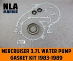 Mercruiser "470" 3.7L Water Pump Cover Impeller Housing Gasket Seal Kit 1983-89. Fixed Price $150.00.