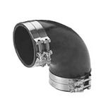 Trident Marine 4" 90-DEGEE Elbow With Clamps #TRL-490-S/S. Fixed Price $125.22.