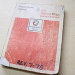 Gm Detroit Diesel V-71 Engine Repair Shop Service Manual Book Truck 1978. Fixed Price $42.25.