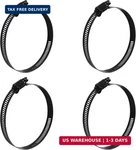 Litoexpe 4 Inch Stainless Steel Worm Gear Hose Clamp Pcs, Adjustable 78-101MM. Fixed Price $17.69.