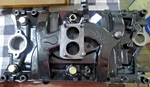 Mercruiser 5.0 Intake Manifold #860100-C Off 1998 Vortec Engine. Fixed Price $300.00.