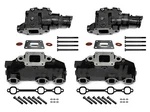 Mercruiser 4.3 V6 Dry Joint Exhaust Manifold Riser Package 864612T01 864309T02. Fixed Price $1100.00.