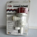 Rule 1100 Gph Livewell Pump Straight Thru-hull Inlet. Fixed Price $75.00.
