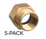 5-PACK Anderson Metals 707484 121208 Garden Hose Adapter 3/4 20XR14. Fixed Price $41.63.