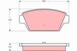For Trw GDB945 Brake Pad Set, Disc As Part Of Zf Aftermarket, Ever. Fixed Price $36.26.