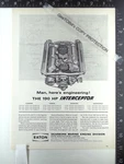 1965 Ad For Dearborn Marine Engine 289 C.i Interceptor Motor Yacht Boat Mechanic. Fixed Price $11.50.